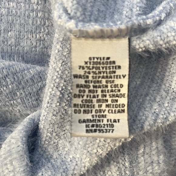 Sanctuary Cozy Light Blue Turtleneck Sweater - Picture 8 of 12